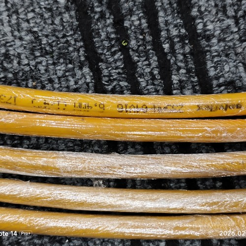 1/4 SHORT HOSE PIPE PARKER YELLOW