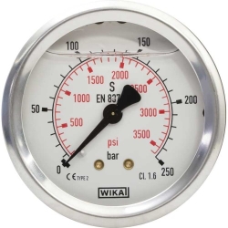 16 KG B/C WIKA INDIA METER 2.5 INCH
